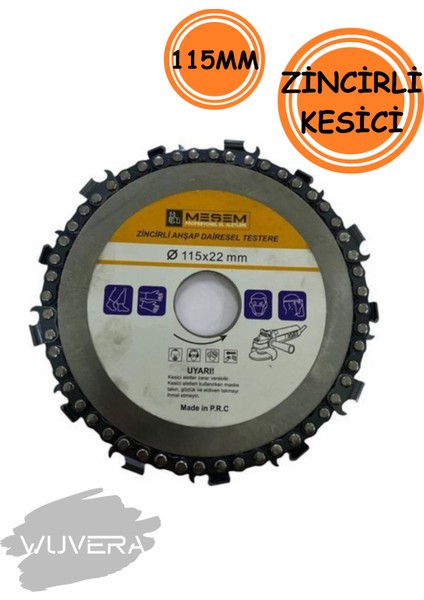 115 mm Zincirli Ağaç Kesme Testere Diski – Taşlamalara Uygun, Güçlü ve Pratik Kesici Disk modelleri