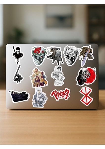 Berserk Anime Telefon Laptop Bullet Journal Yapışkanlı Folyo Sticker Paketi fırsatları