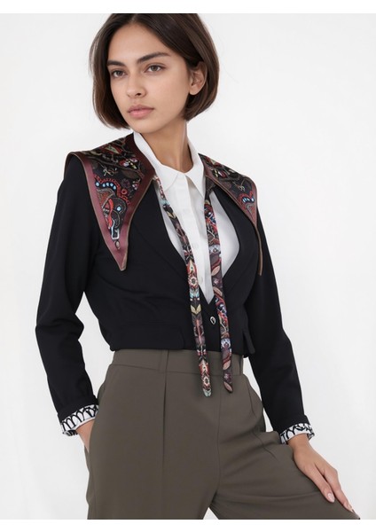 Bohem Stil Etnik Desenli Kadın Omuz Şalı fiyatları