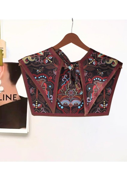 Bohem Stil Etnik Desenli Kadın Omuz Şalı modelleri