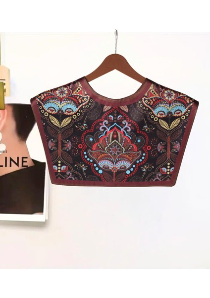 Bohem Stil Etnik Desenli Kadın Omuz Şalı fırsatları