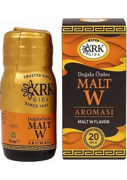 Malt W Aroması 20 ml – Doğala Özdeş Yoğun Aroma