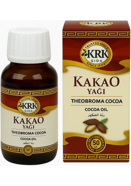 Doğal Kakao Yağı 50 ml – Nemlendirici ve Onarıcı Bitkisel Yağ