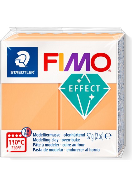 Fimo Effect Polimer Kil 401 Neon Orange