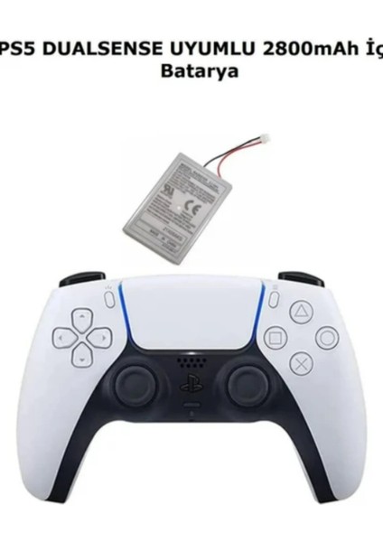Ps5 Dualsense 2800MAH Lityum Iyon Joystick Batarya Pil ve Type-C Şarj Kablosu fiyatları