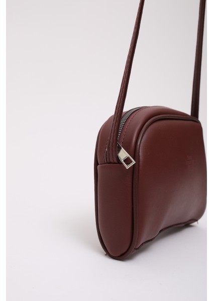 Bordo Shk25 Mini Urban Çapraz Askılı Tek Bölmeli Suni Deri Kol ve Omuz Çantası fırsatları