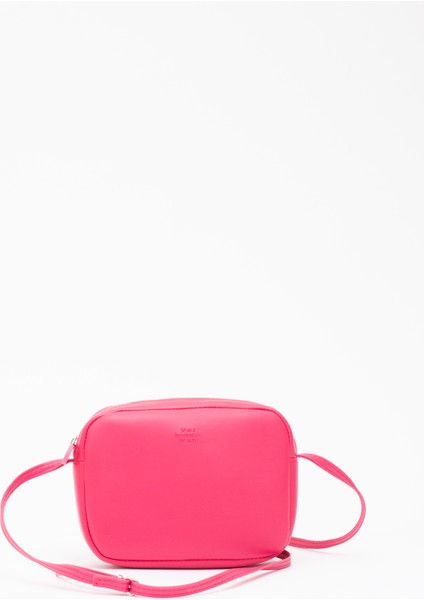 Fuşya U23 Suni Deri ,tek Bölmeli, Fermuarlı,süet Iç Kumaş, Ayarlanabilir Askılı, Mini Urban Omuz Çantası indirimleri