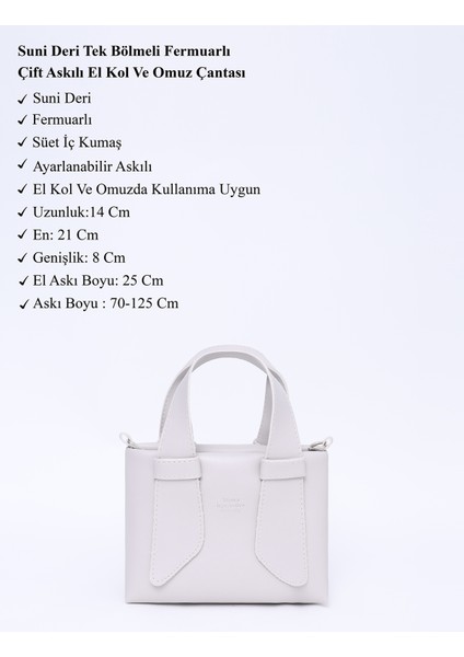 Gri SHK60 Suni Deri, Tek Bölmeli, Fermuarlı, Ayarlanabilir Askılı, El, Kol Ve Omuz Çantası modelleri