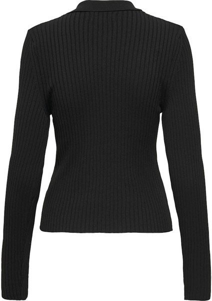 Onlelisa L/s Rib Siyah Kadın Bluz 15355354 fiyatları