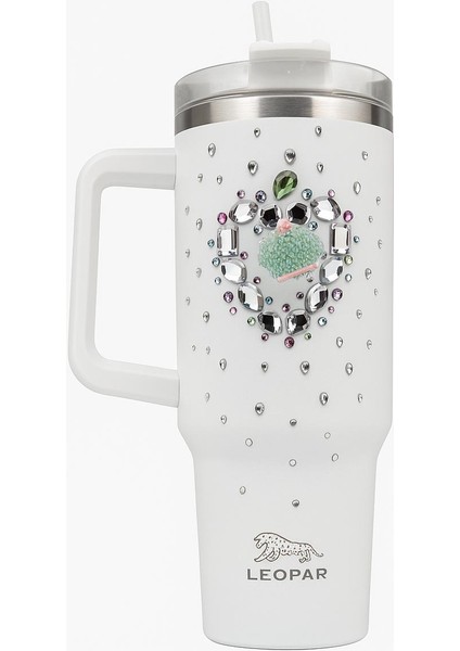 Pipetli 1,2 Litre Kulplu Çelik Termos Renkli Üzeri Taş Işlemeli fırsatları