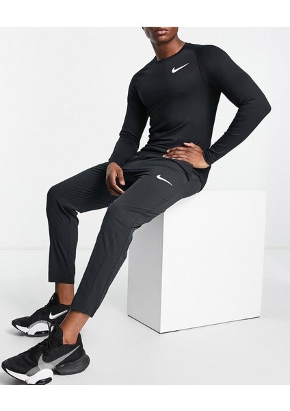 Mens Nike Pro Dri Fit Flex Vent Max Pant Erkek Eşofman Altı DM5948-011 Aslan Sport