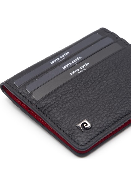 Siyah-Kırmızı Erkek Deri Cüzdan 0205S7K fırsatları