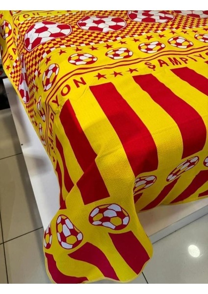 Taraftar Temalı Tek Kişilik Pike ve Çarşaf Seti – 160X240 cm | %100 Pamuklu fırsatları