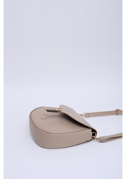 Vizon SHK17 Suni Deri, Tek Bölmeli, Çıtçıt Kapama, Ayarlanabilir Askılı,el, Kol ve Omuz Çantası