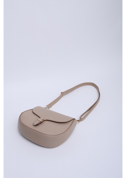 Vizon SHK17 Suni Deri, Tek Bölmeli, Çıtçıt Kapama, Ayarlanabilir Askılı,el, Kol ve Omuz Çantası