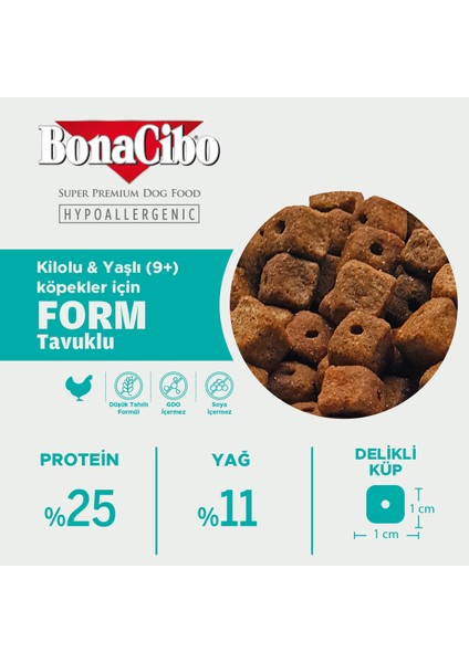 Adult Dog Form Tavuklu ve Balıklı Yetişkin Köpek Maması, 15 Kg, Tüm Irklar Için, Doğal, Şekersiz fırsatları