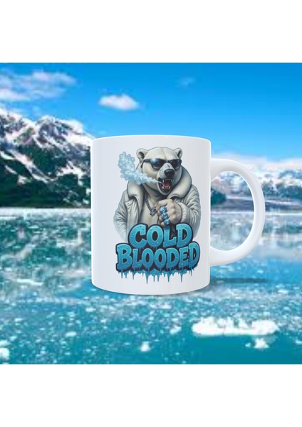 Alaska Ayısı Temalı Porselen Bardak
