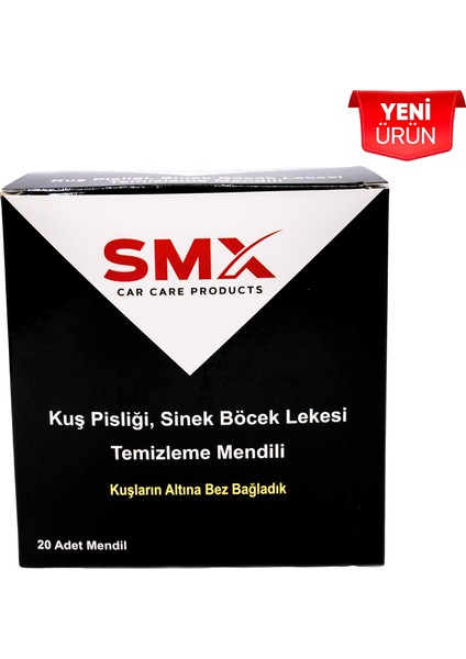 Kuş Pisliği, Sinek Böcek Lekesi Temizleme Mendili