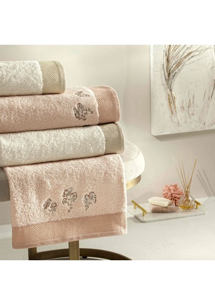 Yeni Sezon Pure Cotton Classic Aile Seti Mira ( Somon-Ekru ) fiyatları