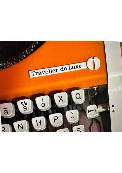 Olympia Traveller De Luxe F Klavye Çantalı Daktilo - Sorunsuz Çalışır Durumda fırsatları