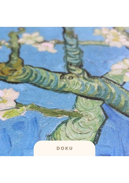 Vang Gogh (Badem Çiçekleri 1890) Çerçeveli Klasik Vintage Duvar Tablo