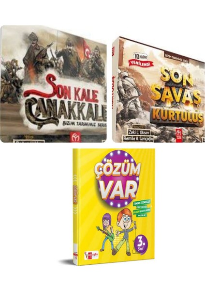 3. ve 4.sınıflar Için Son Kale Çanakkale ve Son Savaş Kurtuluş Hikaye Serisi ve Çözüm Var