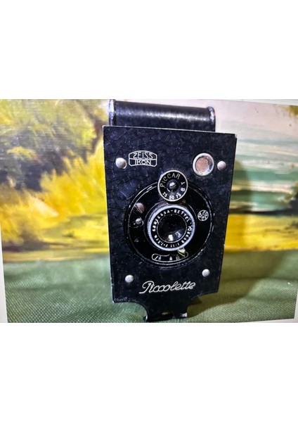 Zeis Icon Piccolette Körüklü Fotoğraf Makinası - Orijinal Deri Çantasında
