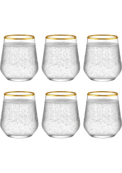 420202 Allegra 6 Lı Kahve Yanı Su Bardak Yaldızlı fırsatları