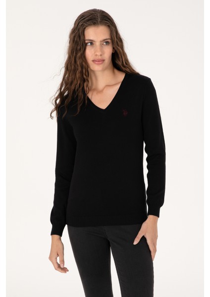 Kadın Siyah Kazak /triko 50313590-VR046 modelleri