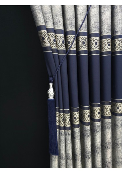 Pano Fon Perde Lacivert (Süsler Hediye) Tek Kanat Pano Fon Perde fiyatları