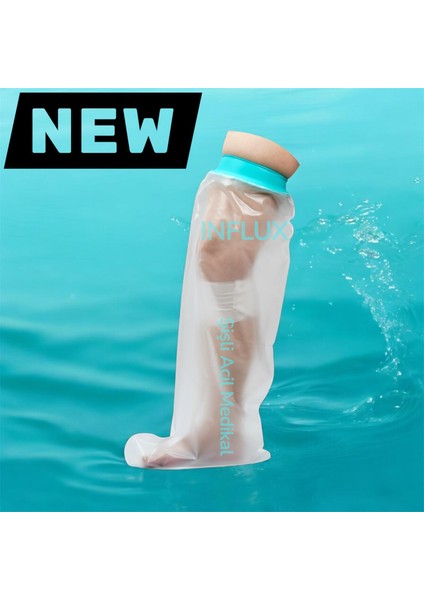 Alçı ve Bandaj Koruyucu Duş Bonesi Uzun Bacak ( Kasık)