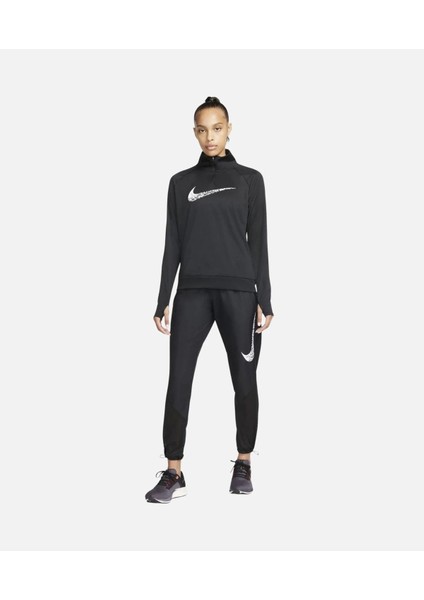 Dri-Fit Swoosh Run Mid-Rise Running Koşu Kadın Eşofman Altı
