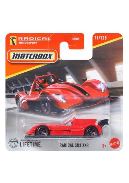 Matchbox Tekli Arabalar Radical Sr3 Xxr JBR72