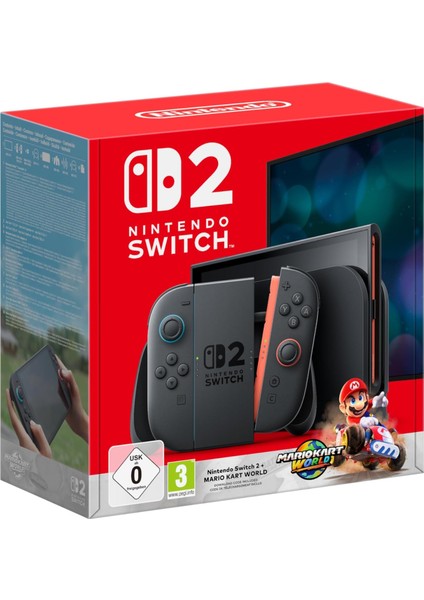 Nıntendo Swıtch 2 Konsol Marıo Kart World Paketı - Resmi Distribütör