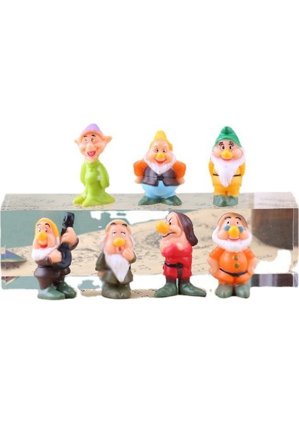 7 Pamuk Prenses ve Cüce Mankenler Süsler Model Bebekler Çocuk Oyuncakları Hediyelik Minifigürler Modelleme (Yurt Dışından)