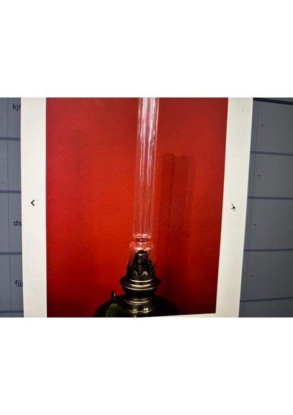 Fransız Gaz Lambası 60 cm Yüksekliğinde