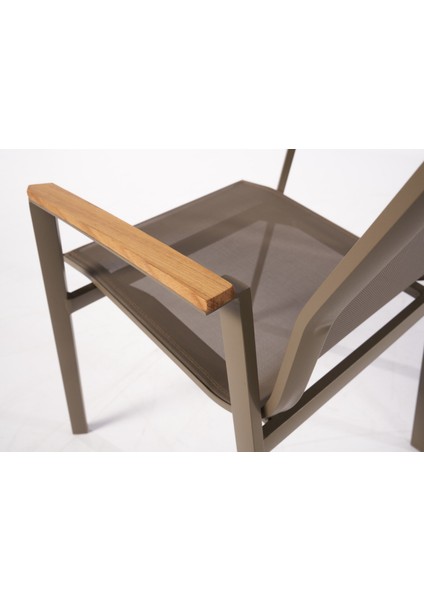 Verona Alüminyum Bahçe Balkon Masa Takımı 8 Kişilik (Next Sandalye)