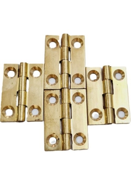 Pirinç Sabit Yaprak Menteşe 80X40X2 mm – 8 cm Dekoratif Menteşe / 5 Adet fırsatları