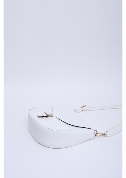 Beyaz SHK17 Suni Deri, Tek Bölmeli, Çıtçıt Kapama, Ayarlanabilir Askılı,el, Kol ve Omuz Çantası indirimleri