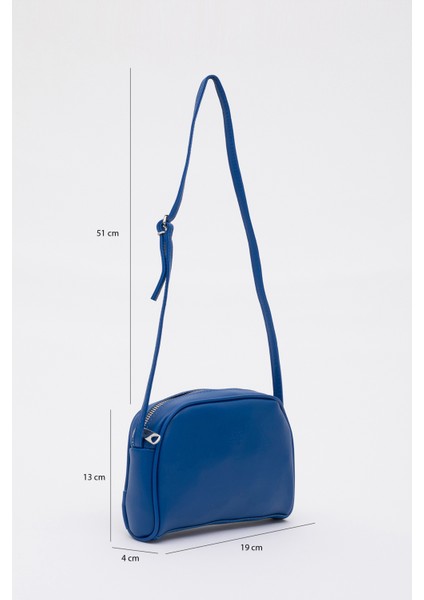 Saks Mavi Shk25 Mini Urban Çapraz Askılı Tek Bölmeli Suni Deri Kol ve Omuz Çantası fiyatları