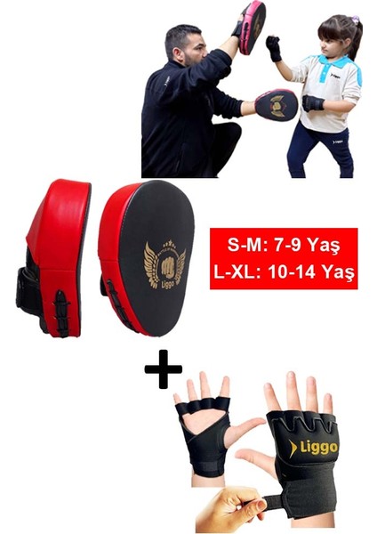 7-14 Yaş Çocuk Boks Eldiveni Boks Lapası Seti Boks Antrenman Eğitim Seti