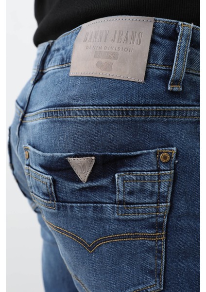 Erkek Jean Pantolon Mavi