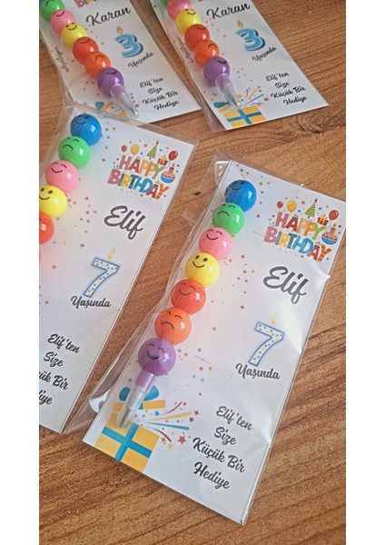 Sevgiliatolyemm Mutluluk Getirmesi Dileğiyle Kartlı Emojili Yumurtlayan Kalem 10 Adet Doğum Günü Parti Mevlüt Hediyelikleri fırsatları