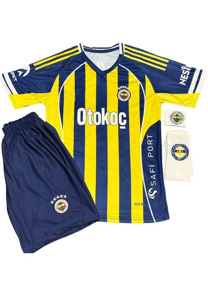 Fenerbahçe 2026 Isimsiz Iç Saha Parçalı Yeni Sezon Çocuk Forması 4'lü Set fiyatları