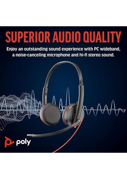 / Plantronıcs C3225USB-A/C Stereo Kulaklık fırsatları