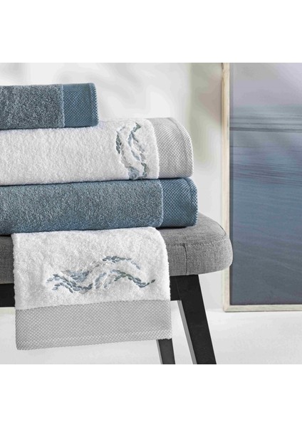 Yeni Sezon Pure Cotton Classic Aile Seti Vera ( Beyaz-Mavi ) fiyatları
