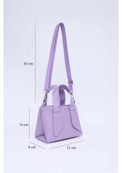 Lila SHK60 Suni Deri, Tek Bölmeli, Fermuarlı, Ayarlanabilir Askılı, El, Kol Ve Omuz Çantası fiyatları
