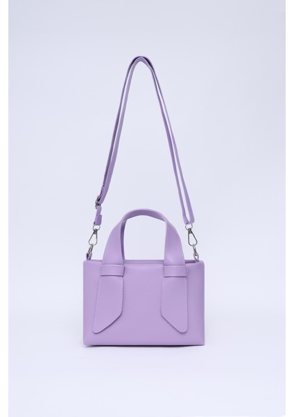 Lila SHK60 Suni Deri, Tek Bölmeli, Fermuarlı, Ayarlanabilir Askılı, El, Kol Ve Omuz Çantası fırsatları