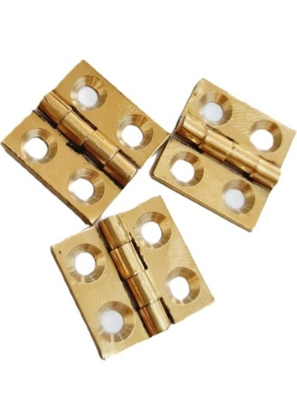 Pirinç Sabit Yaprak Menteşe 40X40X2 mm – 4 cm Dekoratif Menteşe / 5 Adet fiyatları