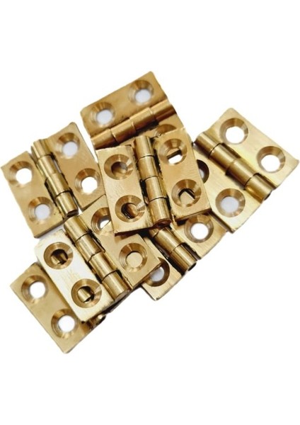 Pirinç Sabit Yaprak Menteşe 40X40X2 mm – 4 cm Dekoratif Menteşe / 5 Adet modelleri